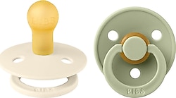 Bibs Colour Sage-Ivory 0-6 Ay İkili Kauçuk Emzik