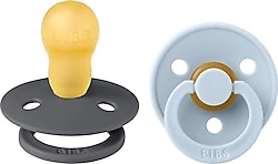 Bibs Colour Iron-Baby Blue 18 Ay+ İkili Kauçuk Emzik