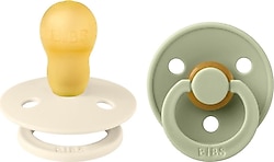 Bibs Colour Ivory-Sage 18 Ay+ İkili Kauçuk Emzik