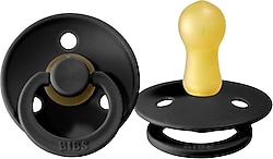 Bibs Colour Black 6-18 Ay Kauçuk Emzik