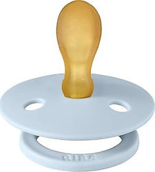 Bibs Colour Simetrik Baby Blue 6-18 Ay Kauçuk Emzik