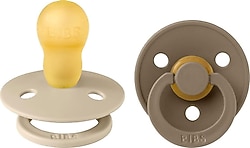 Bibs Colour Vanilla-Dark Oak 18 Ay+ İkili Kauçuk Emzik