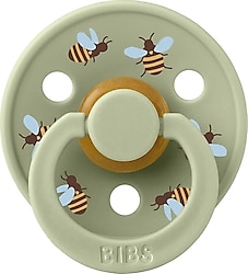 Bibs Studio Colour Bumblebee Friends Sage 0-6 Ay Kauçuk Emzik