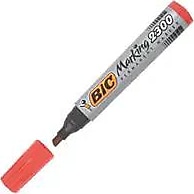 Bic 2300 Kesik Uçlu Kırmızı Marker Kalem