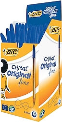 Bic Cristal Fine 50'li Kutu Mavi Tükenmez Kalem