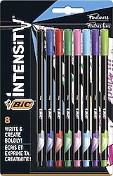 Bic Intensity 8'li İnce Uçlu Keçeli Kalem Seti
