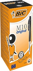 Bic M10 Basmalı 50'li Kutu Siyah Tükenmez Kalem
