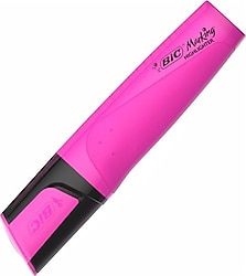 Bic Marking Flat Pembe Fosforlu Kalem