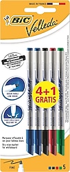 Bic Velleda 1721 4+1 Beyaz Tahta Kalemi