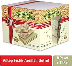 Bifa Antep Fıstık Aromalı Kremalı Gofret 1 kg