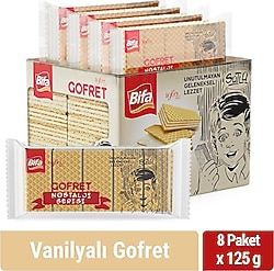 Bifa Nostalji Sütlü Vanilyalı Gofret 1 kg