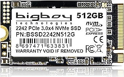 Bigboy BSSD2242N512G PCI-Express 3.0 512 GB M.2 SSD