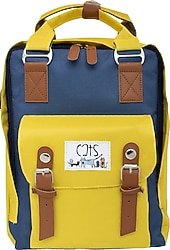 Biggdesign Cats 14" Sarı Laptop Sırt Çantası