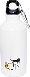 Biggdesign Cats 400 ml Karabinerli Alüminyum Matara