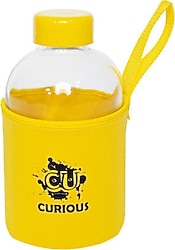 Biggdesign Moods Up Curious Neopren Kılıflı 600 ml Cam Matara