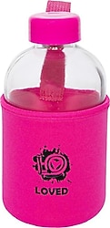 Biggdesign Moods Up Loved Neopren Kılıflı 600 ml Cam Matara