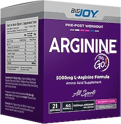 BigJoy Arginine Go! 10 gr x 21 Adet