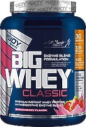 BigJoy BigWhey Classic 915 gr Çilek Aromalı Whey Protein Tozu