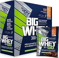 BigJoy Bigwhey Go 2244 gr 68 Saşe Çikolata Aromalı Whey Protein Tozu