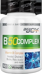 BigJoy Vitamins B50 Complex 60 Bitkisel Kapsül