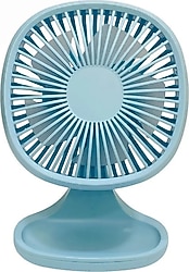 Bigmate YM88192A Mavi Mini Masa Fanı