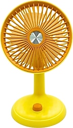Bigmate YM88160 Sarı Mini Masa Fanı