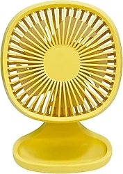 Bigmate YM88192A Sarı Mini Masa Fanı