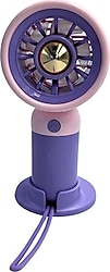 Bigmate YS2253A Taşınabilir Mor Mini El Fanı