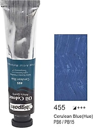 Bigpoint 200 ml Yağlı Boya 455 Cerulean Blue