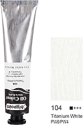 Bigpoint 200 ml Yağlı Boya 104 Titanium White