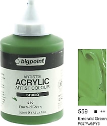 Bigpoint 500 ml Akrilik Boya 559 Emerald Green
