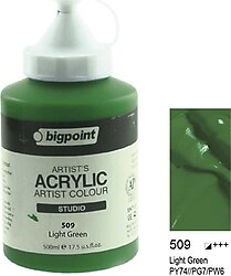 Bigpoint 500 ml Akrilik Boya Light Green