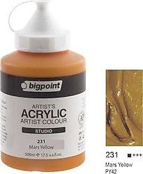 Bigpoint 500 ml Akrilik Boya 231 Mars Yellow