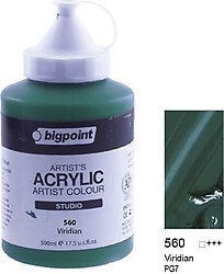 Bigpoint 500 ml Akrilik Boya 560 Viridian