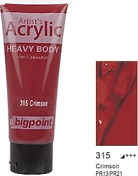 Bigpoint 75 ml Akrilik Boya 315 Crimson