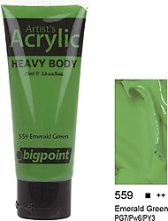 Bigpoint 75 ml Akrilik Boya 559 Emerald Green