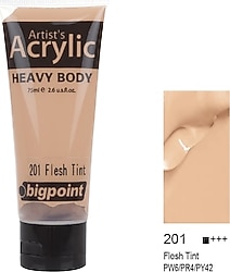 Bigpoint 75 ml Akrilik Boya 201 Flesh Tint