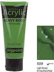 Bigpoint 75 ml Akrilik Boya 509 Light Green