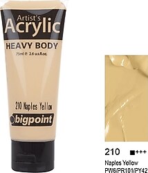 Bigpoint 75 ml Akrilik Boya 210 Naples Yellow