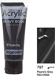 Bigpoint 75 ml Akrilik Boya 797 Payne's Grey