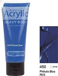Bigpoint 75 ml Akrilik Boya 450 Phthalo Blue