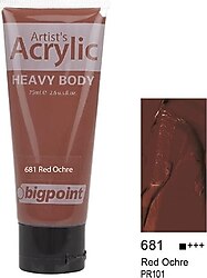 Bigpoint 75 ml Akrilik Boya 681 Red Ochre