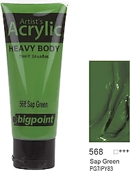 Bigpoint 75 ml Akrilik Boya Sap Green 568