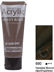Bigpoint 75 ml Akrilik Boya 690 Vandyke Brown