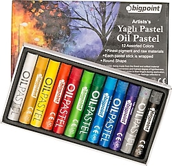 Bigpoint Artists's 12'li Yağlı Pastel Boya