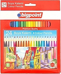 Bigpoint Tam Boy 24'lü Kuru Boya Seti