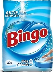 Bingo Elde Yıkama Toz Deterjan 3 kg