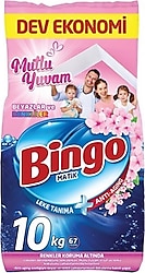Bingo Matik Mutlu Yuvam Renkliler ve Beyazlar 10 kg Toz Deterjan