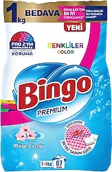 Bingo Matik Premium Renkliler için 8 Kg Toz Deterjan