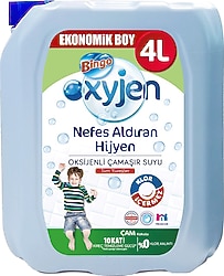 Bingo Oksijen Çam Kokulu Çamaşır Suyu 4 lt